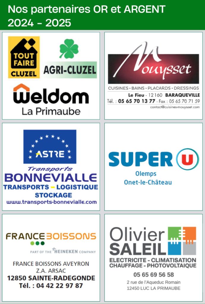 2024-2025 Partenaires Or et argent