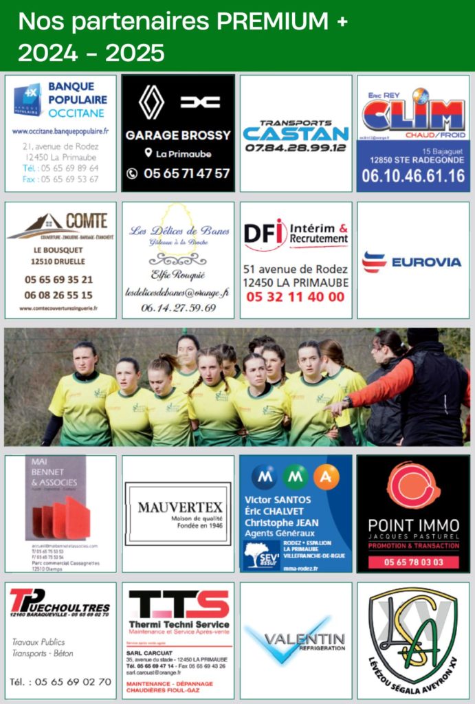 2024-2025 Partenaires Premium +
