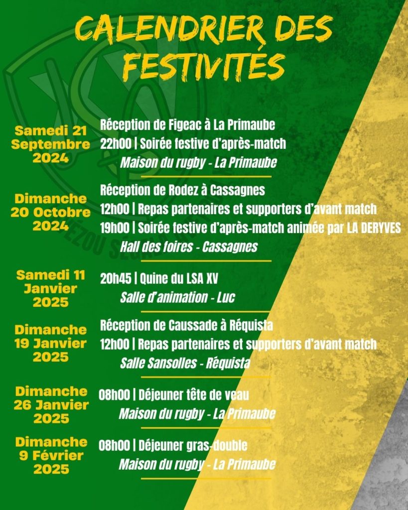 2024-2025_P1_Calendrier Festivités